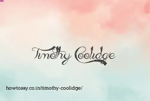 Timothy Coolidge