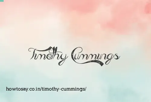 Timothy Cummings