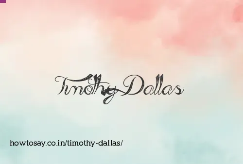 Timothy Dallas