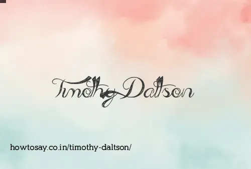 Timothy Daltson