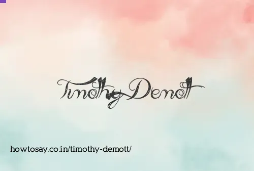Timothy Demott