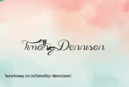 Timothy Dennison