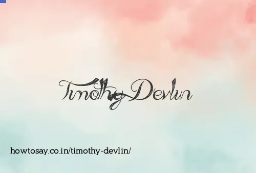 Timothy Devlin