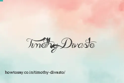 Timothy Divasto