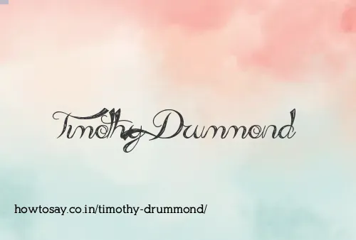 Timothy Drummond