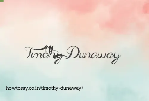 Timothy Dunaway