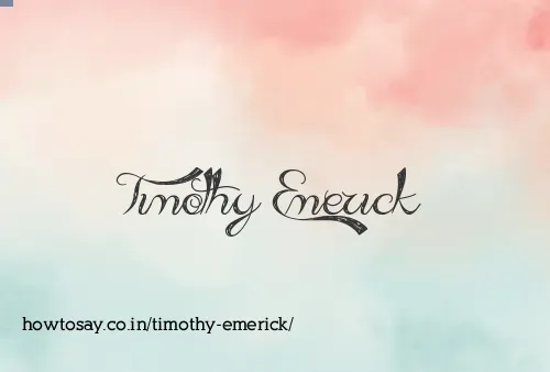 Timothy Emerick