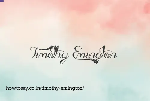 Timothy Emington