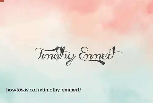 Timothy Emmert