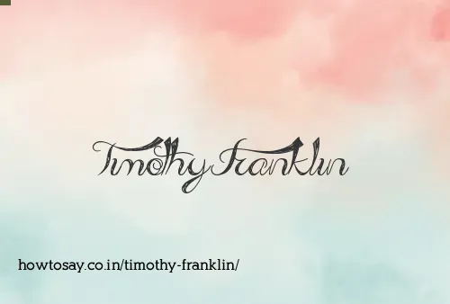 Timothy Franklin