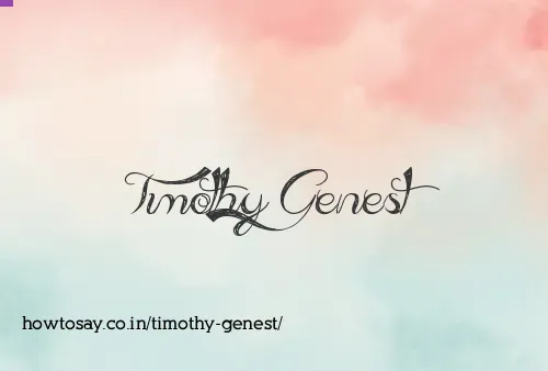 Timothy Genest