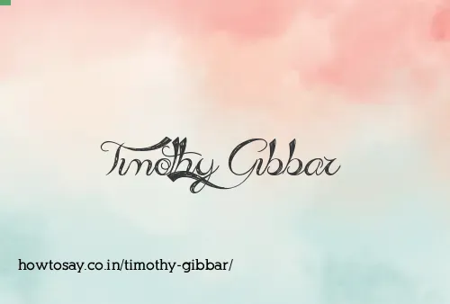 Timothy Gibbar