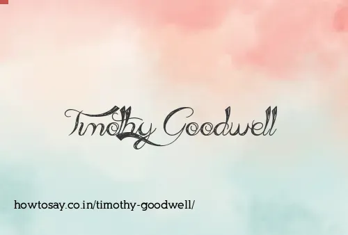 Timothy Goodwell