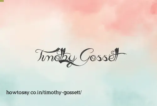 Timothy Gossett