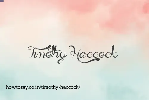 Timothy Haccock