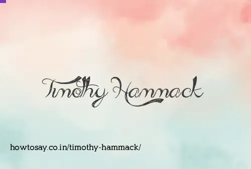 Timothy Hammack