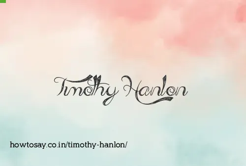 Timothy Hanlon