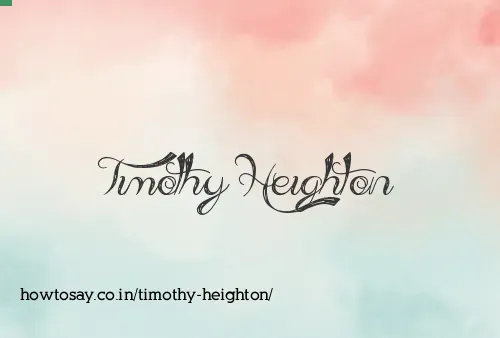 Timothy Heighton