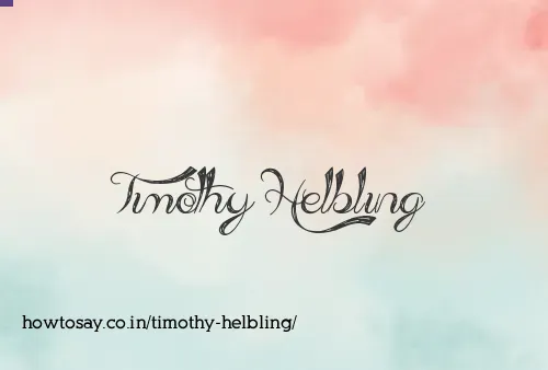 Timothy Helbling