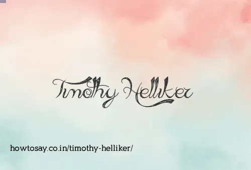 Timothy Helliker