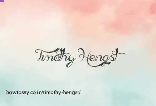 Timothy Hengst