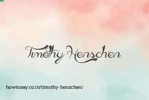 Timothy Henschen