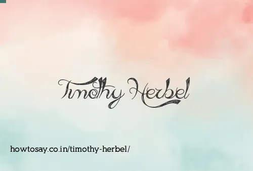 Timothy Herbel