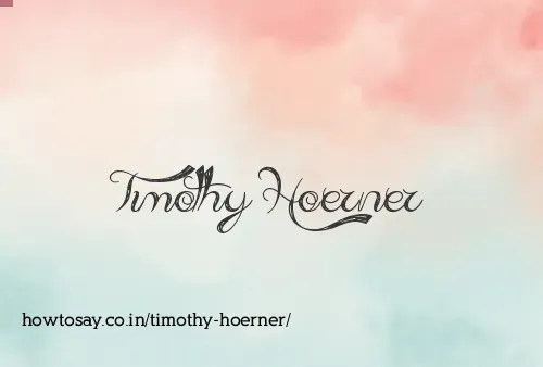 Timothy Hoerner