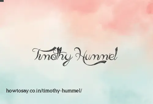 Timothy Hummel