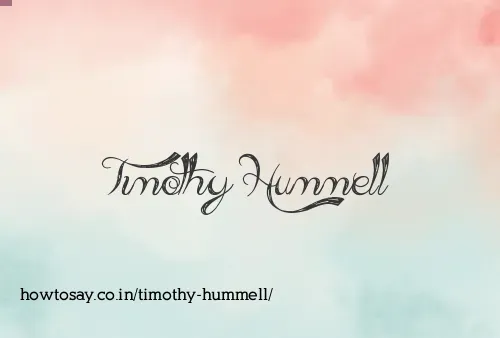Timothy Hummell