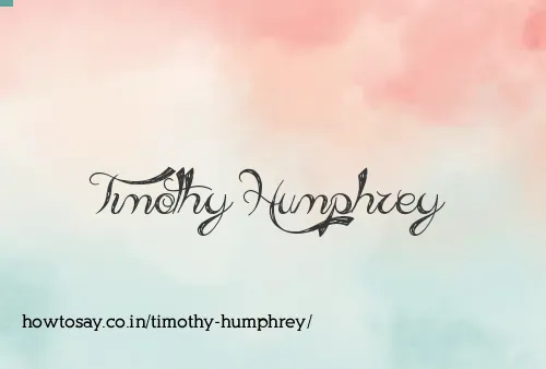 Timothy Humphrey