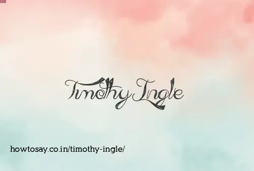 Timothy Ingle
