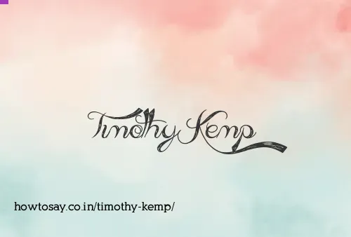 Timothy Kemp