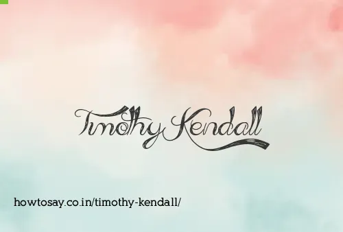 Timothy Kendall