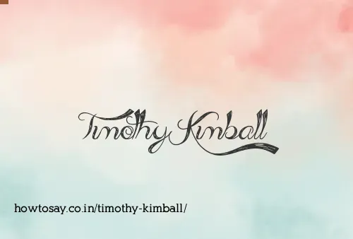 Timothy Kimball