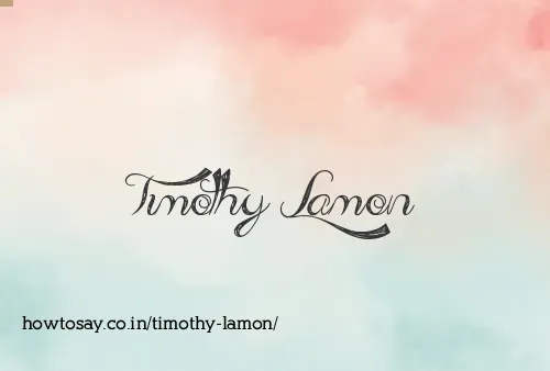 Timothy Lamon