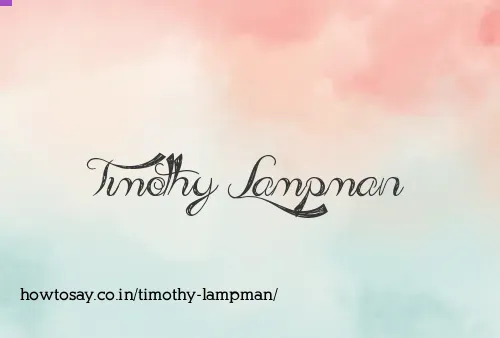 Timothy Lampman