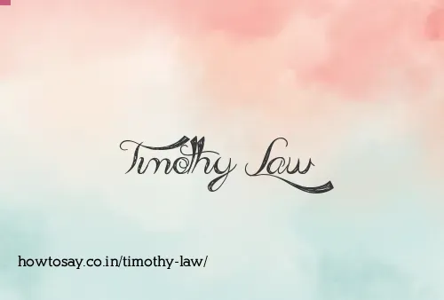 Timothy Law