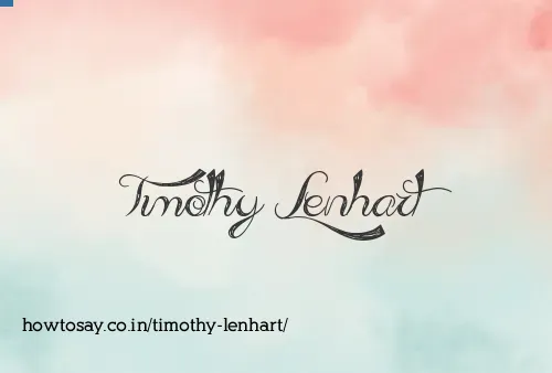 Timothy Lenhart