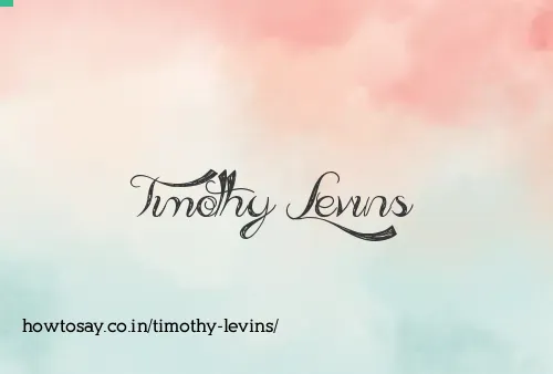 Timothy Levins