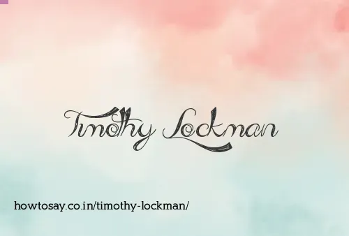 Timothy Lockman