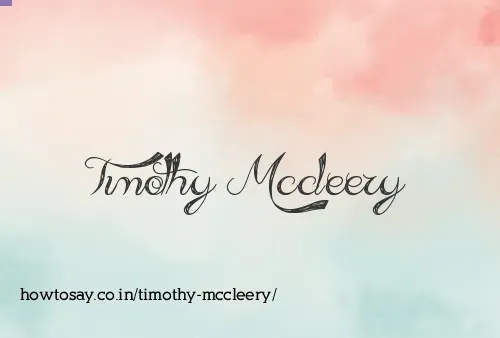 Timothy Mccleery