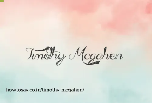 Timothy Mcgahen