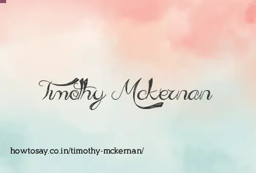 Timothy Mckernan