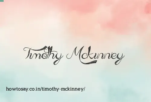 Timothy Mckinney