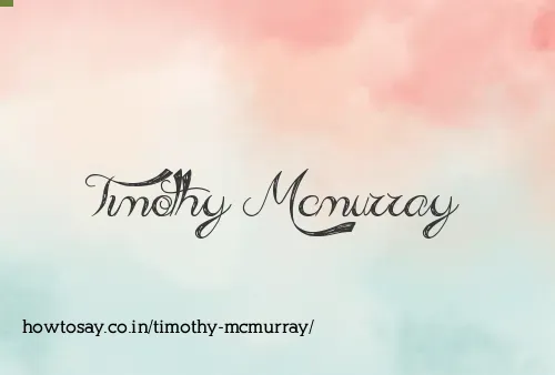 Timothy Mcmurray