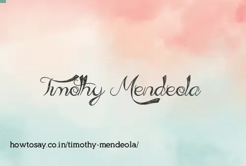 Timothy Mendeola