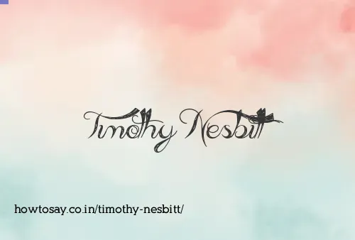 Timothy Nesbitt