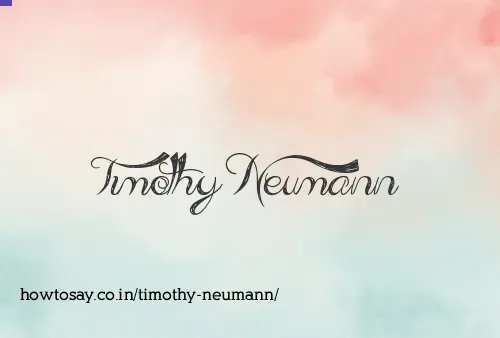 Timothy Neumann