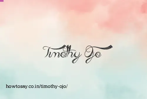Timothy Ojo